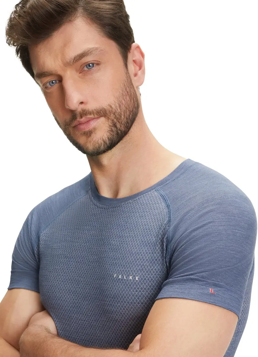 Falke Wool-Tech Light Shirt Heren - Blauw - Maat L