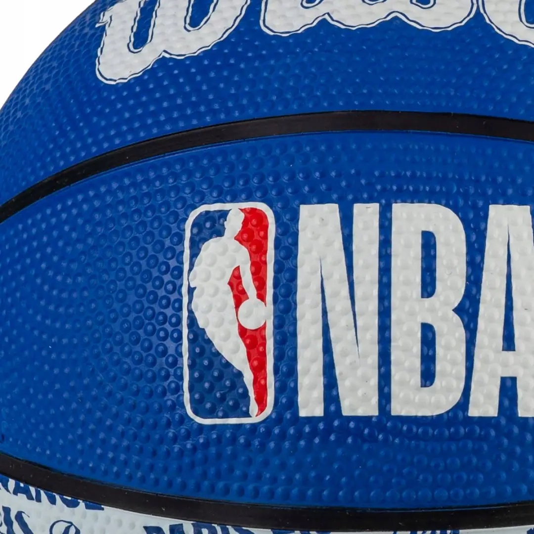 Wilson NBA City Paris Mini Bal Maat 3 - Rood