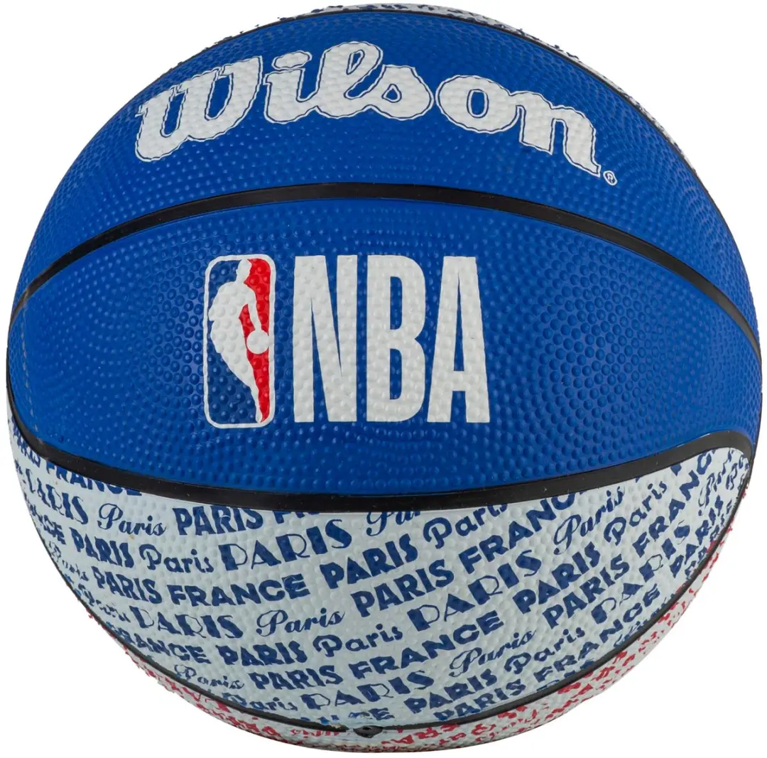 Wilson NBA City Paris Mini Bal Maat 3 - Rood