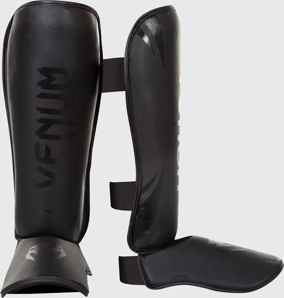 Venum Challenger Scheenbeschermers - Zwart - Maat XL