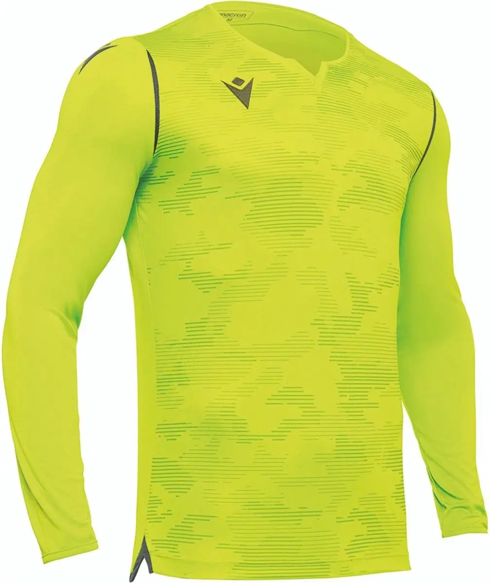 Macron Ares Keepershirt Heren - Fluogeel/Antraciet 3XL