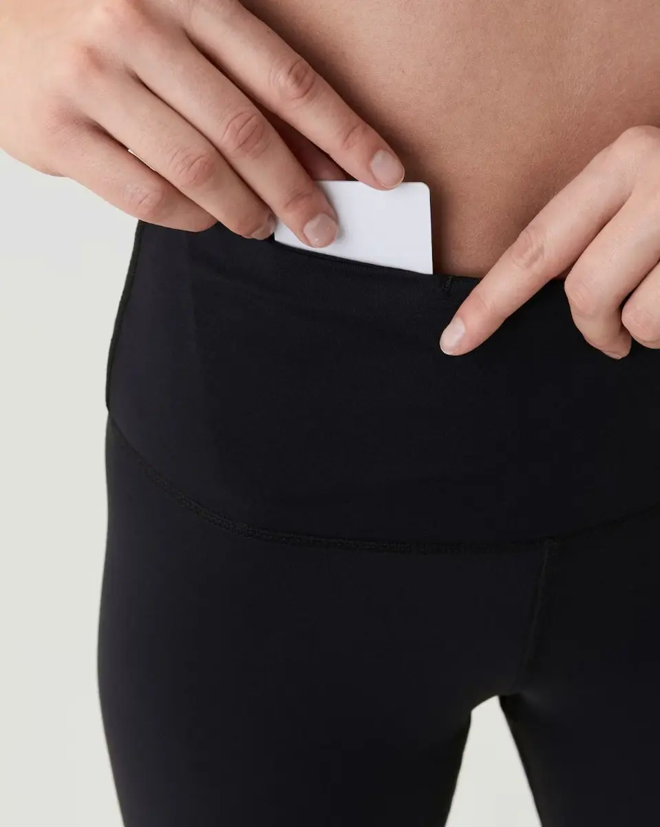 Björn Borg Borg High Waist Tight Dames Sportbroek XS - Zwart
