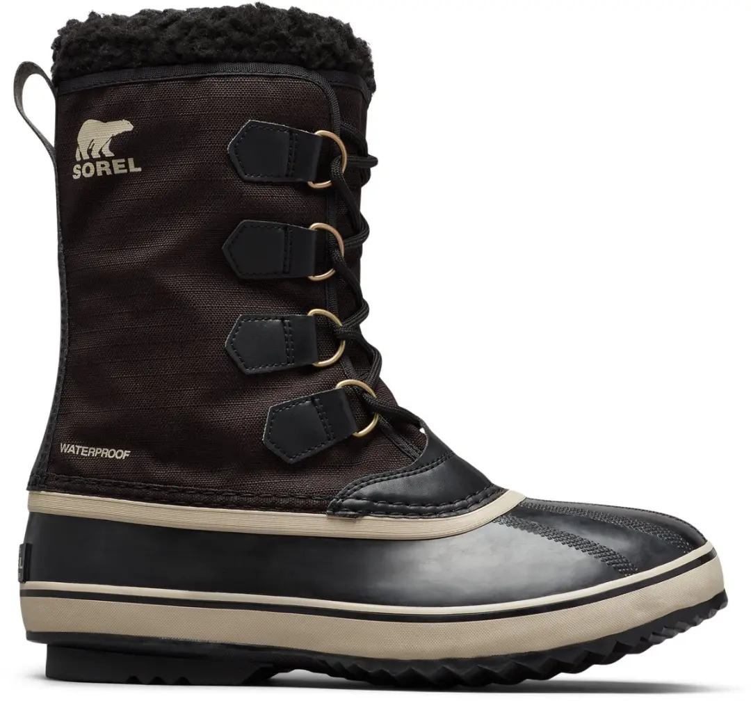 Sorel 1964 PAC Nylon WP Snowboots 45 - Zwart/Wit/Donkerbruin