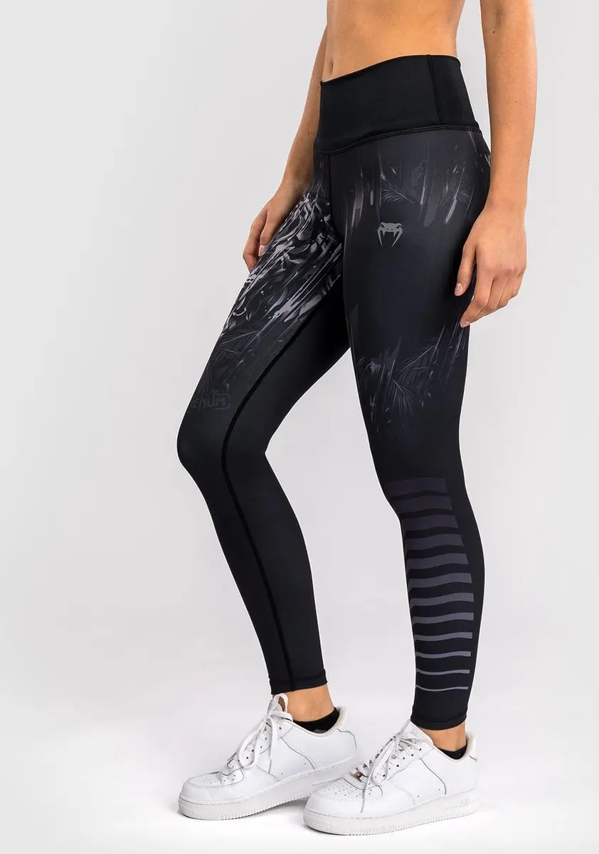 Venum Tiger Dames Sportlegging - L - Zwart Zilver