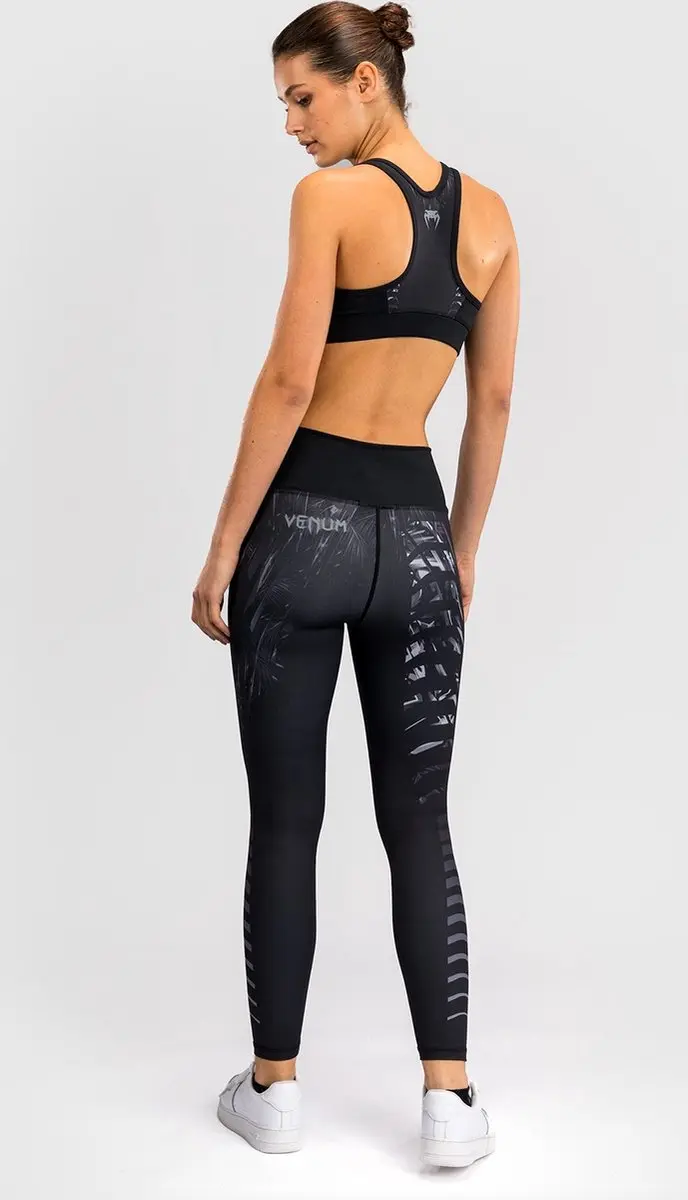 Venum Tiger Dames Sportlegging - L - Zwart Zilver