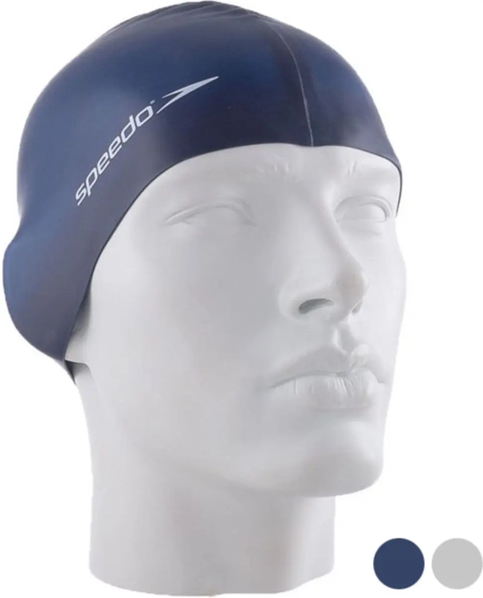 Speedo Flat Silicone Cap - Marine - One Size