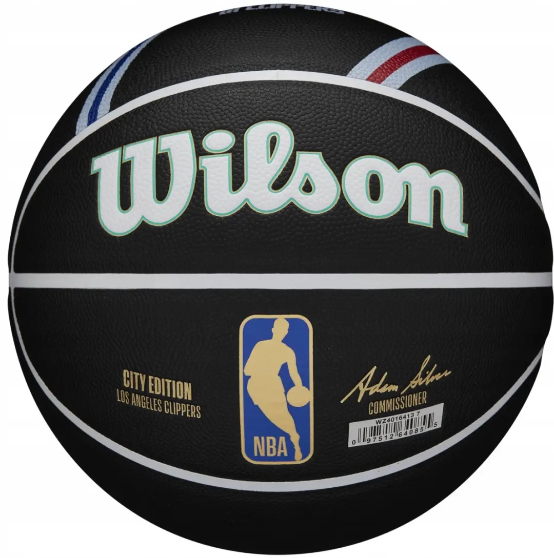 Wilson NBA Team City Collector Basketbal Maat 5 - Zwart