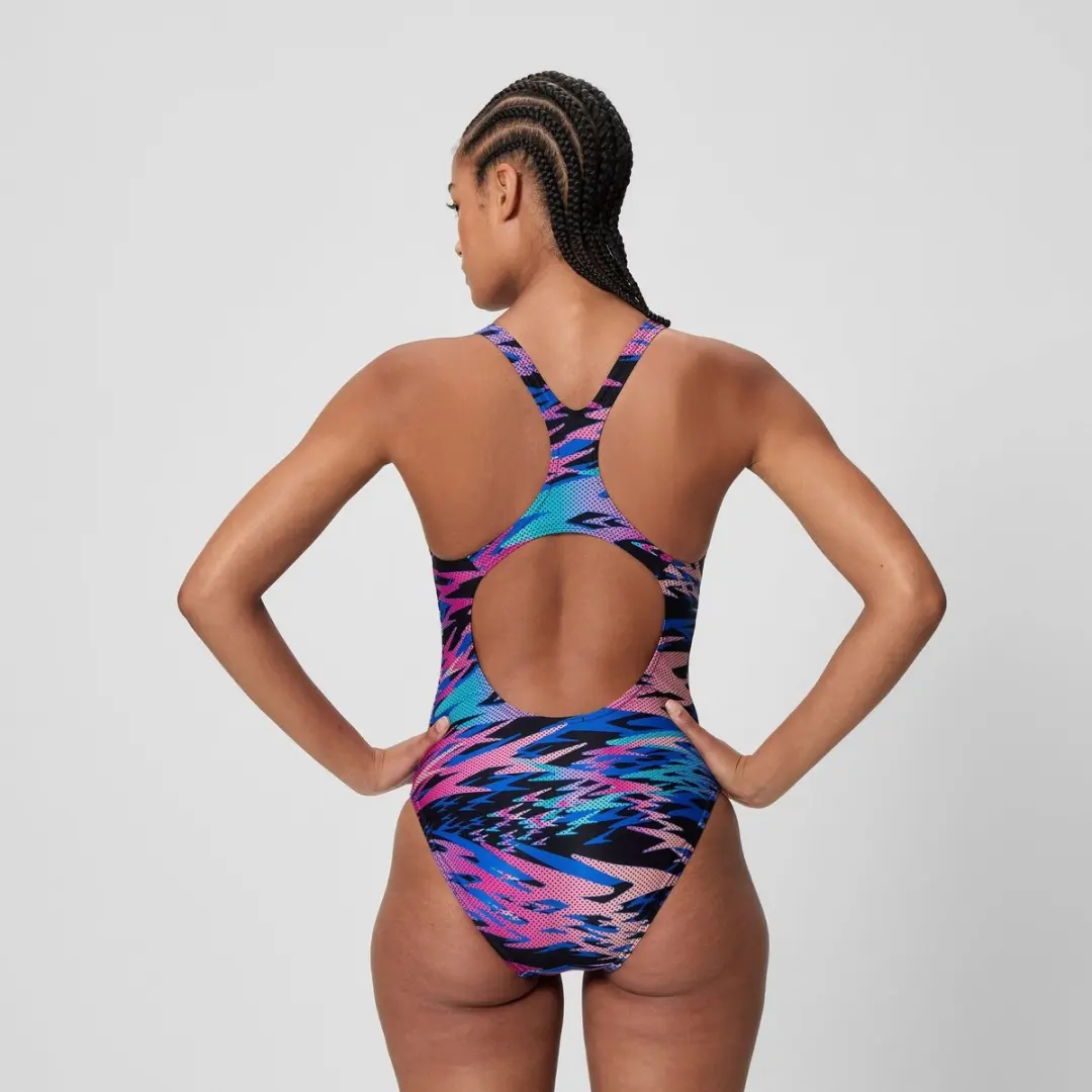 Speedo Hyperboom Medalist Dames Sportbadpak - Zwart/Roze