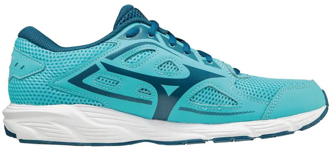 Mizuno Wave Spark 7 Dames Hardloopschoenen 36.5 - Lichtblauw/Dark Blauw