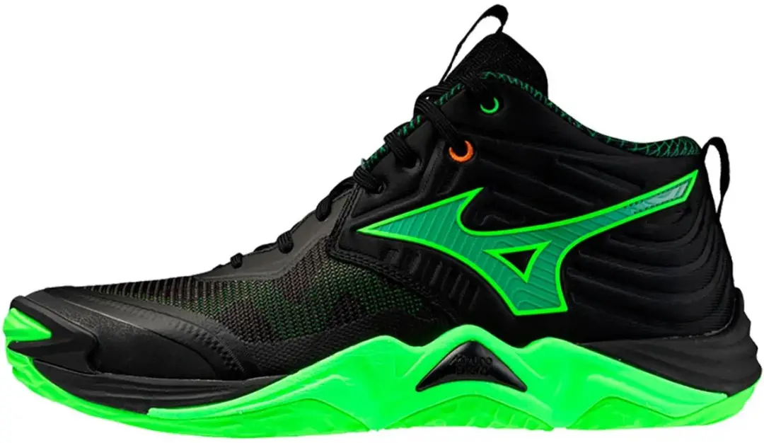Mizuno Wave Momentum Elite Mid Sportschoenen - 48.5 - Zwart