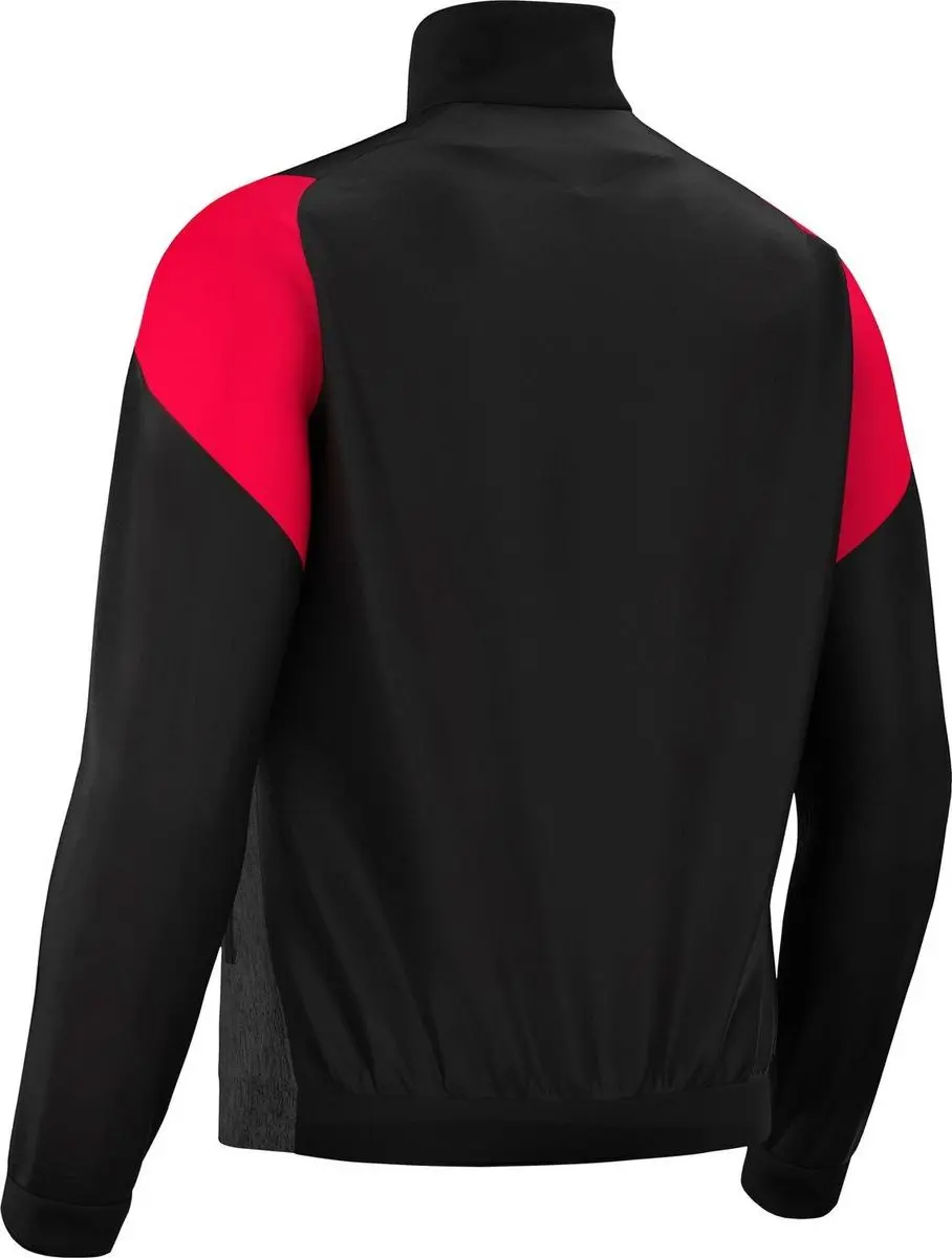 Macron Glory Prometheus Top Full Zip Kinderen 152 - Zwart/Rood