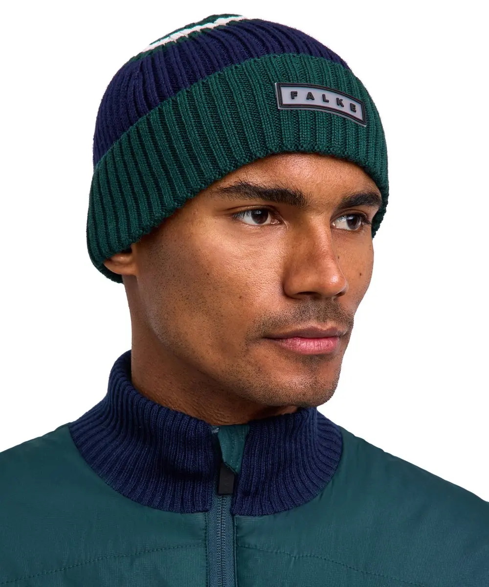 Falke Skiing Sneldrogende Warme Wollen Muts - Groen