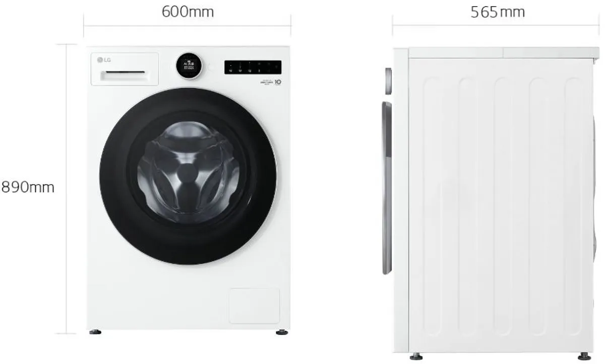 LG F4WX801Y Wasmachine - 11 kg 1350 RPM Wit