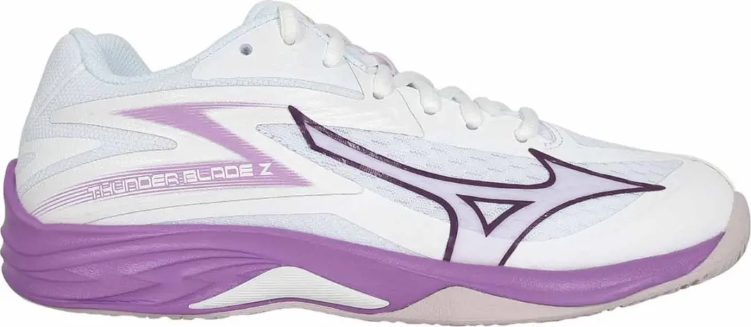Mizuno Thunder Blade Z V1GC237010 Volleybalschoen - Dames - Wit/Paars