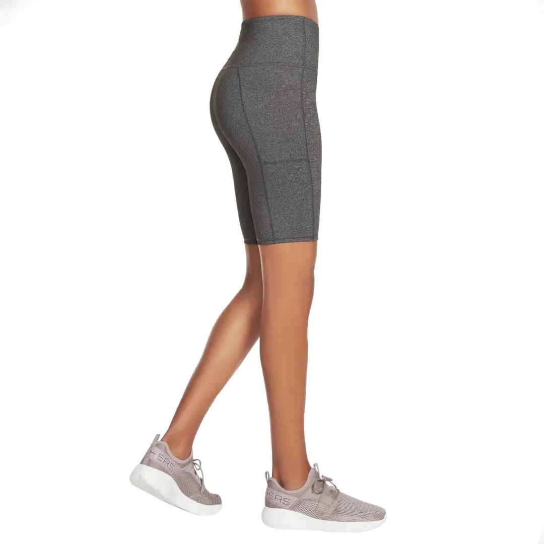 Skechers Go Walk High Waisted Bike Short W3SH53-GYS - Vrouwen XS Grijs