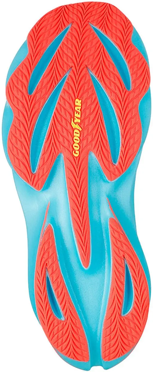 Skechers SKX Aero Tempo Dames Sportschoenen 39 - Wit/Turquoise/Coral