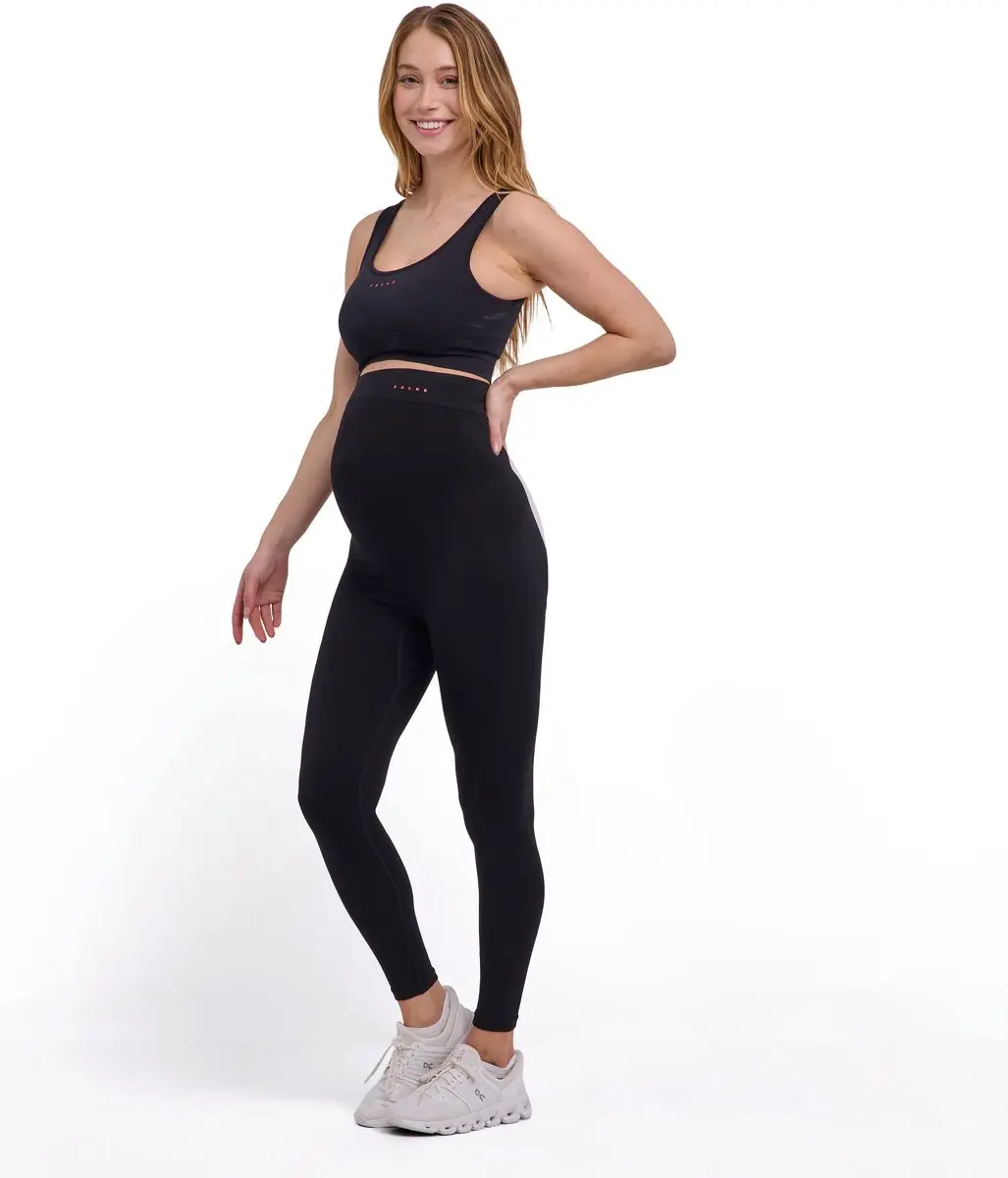 Falke Training Maternity Functioneel Broek Dames - S - Zwart
