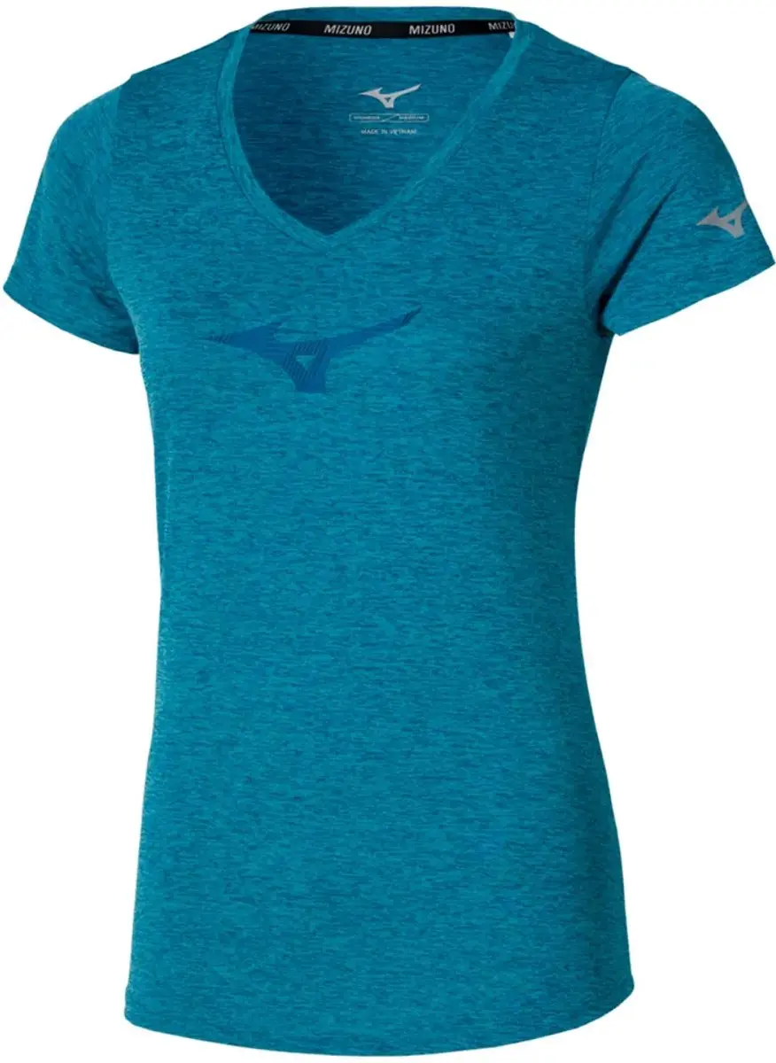 Mizuno Core Runbird T-shirt - L - Blauw