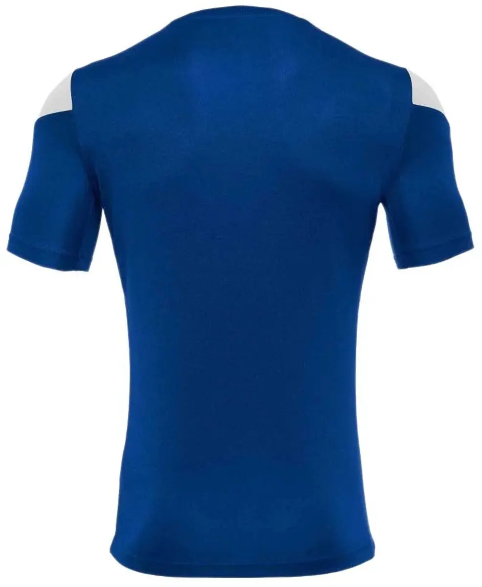 Macron Polis Shirt Korte Mouw Heren XXL - Royal/Wit
