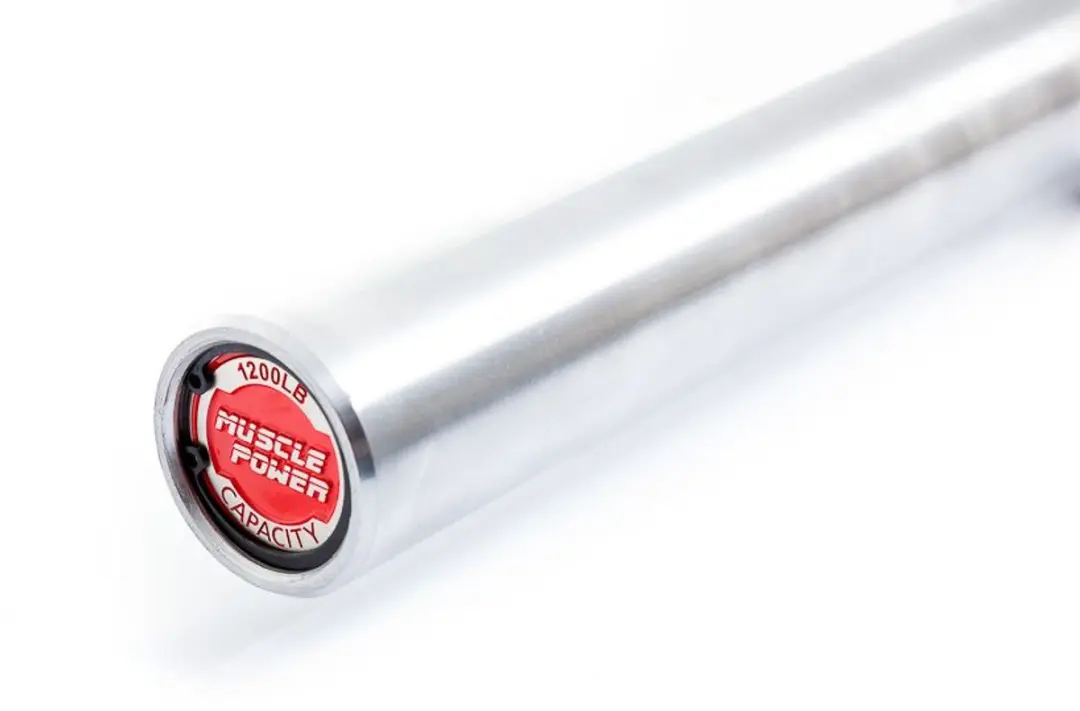 Muscle Power Olympische Dames Crossfit Bar 202cm - Zwart/Chroom
