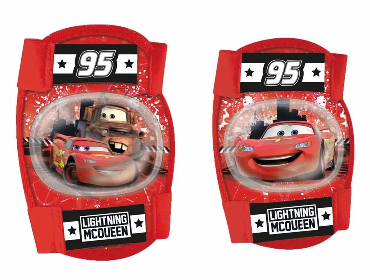 Disney Knie- En Elleboogbeschermers Cars Rood 4-delig Maat S