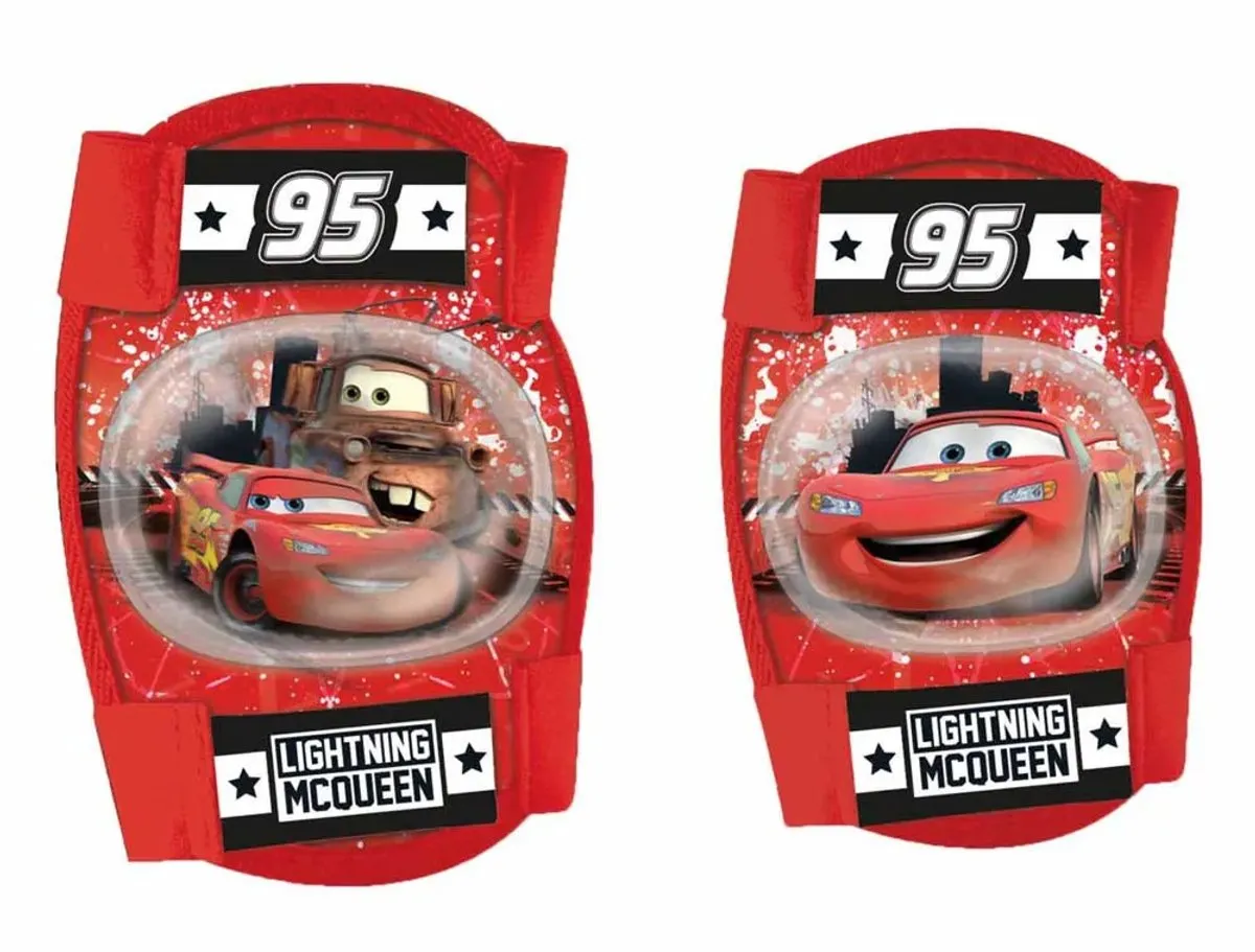 Disney Cars Knie- en elleboogbeschermers - 4-delig - Maat S