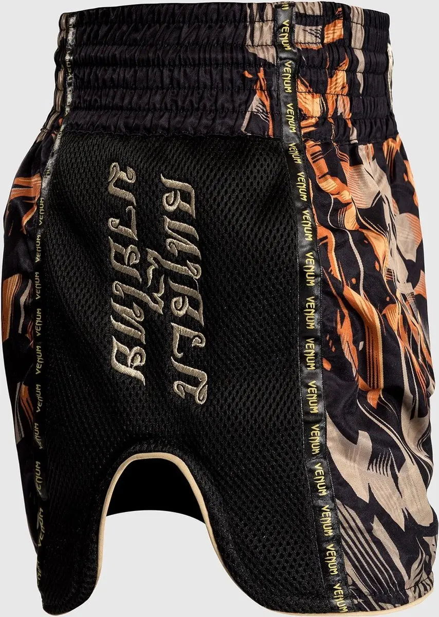 Venum Tiger Muay Thai Shorts M - Zwart Neon Oranje
