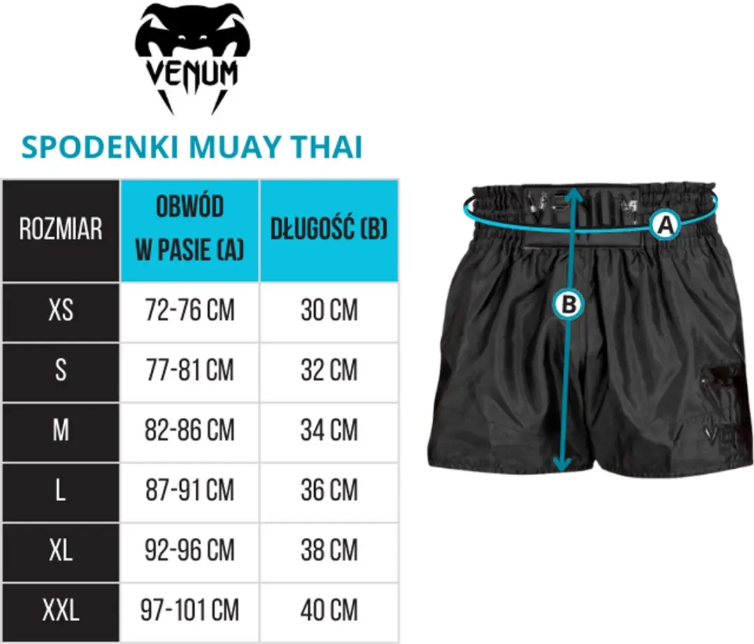 Venum Classic Muay Thai Shorts M - Wit/Zwart/Goud - afbeelding 6 van 6