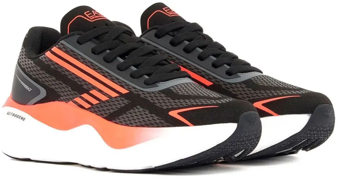 Giorgio Armani EA7 Nitro Wave 2.0 Hardloopschoenen - EU 41 1/3 - Zwart/Grijs/Coraal