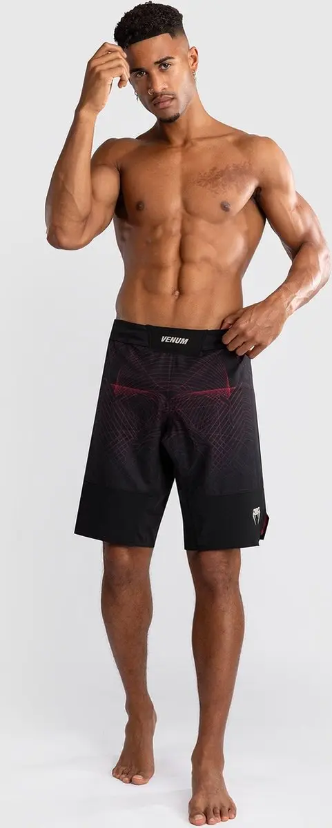 Venum G-Fit Air Fight Shorts - L - Deep Black/Fire Red