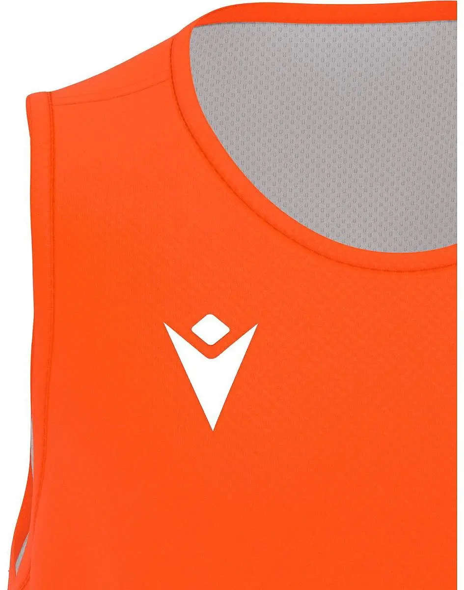 Macron X500 Reversible Shirt Kinderen - Oranje/Wit 140