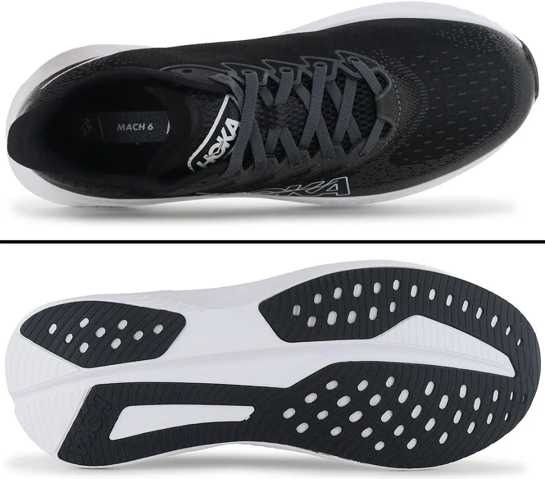 Hoka One One MACH 6 Heren Hardloopschoenen - Zwart EU 45 1/3