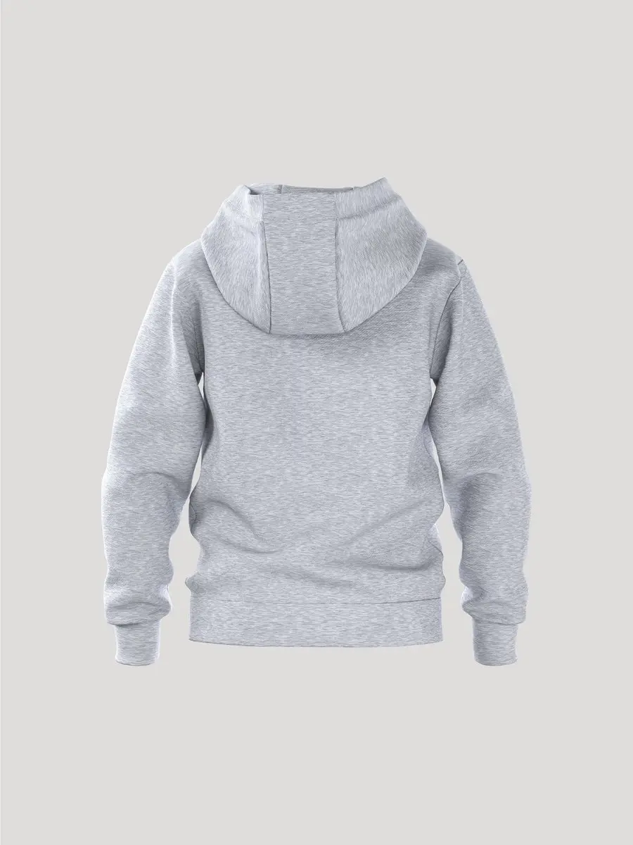 Björn Borg Essential 1 Hoodie Kinderen - Lichtgrijs Melange - Maat 170