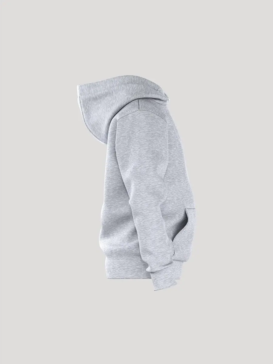 Björn Borg Essential 1 Hoodie Kinderen - Lichtgrijs Melange - Maat 170