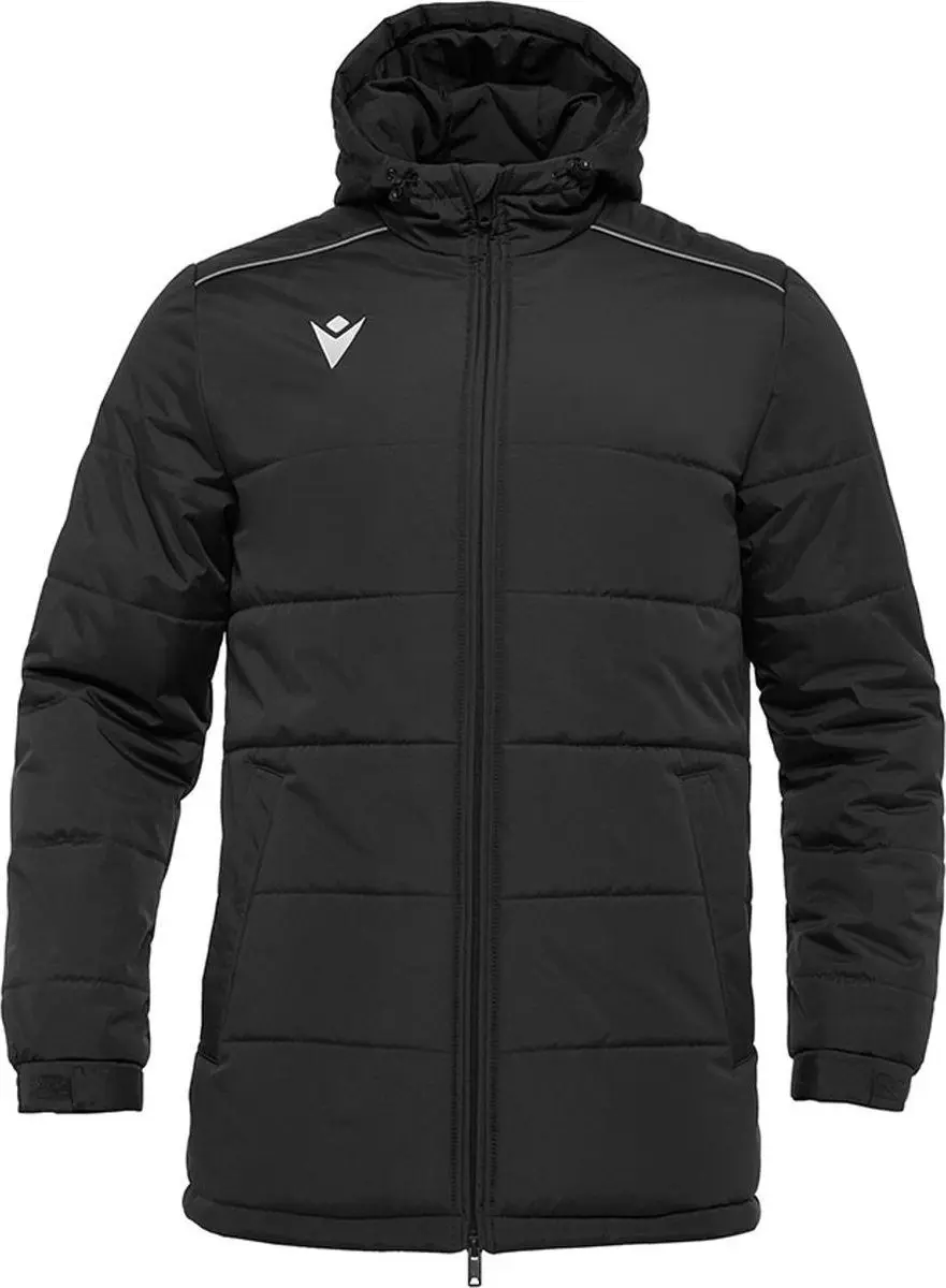 Macron Gyor Coachvest Kinderen 11-12Y - Zwart