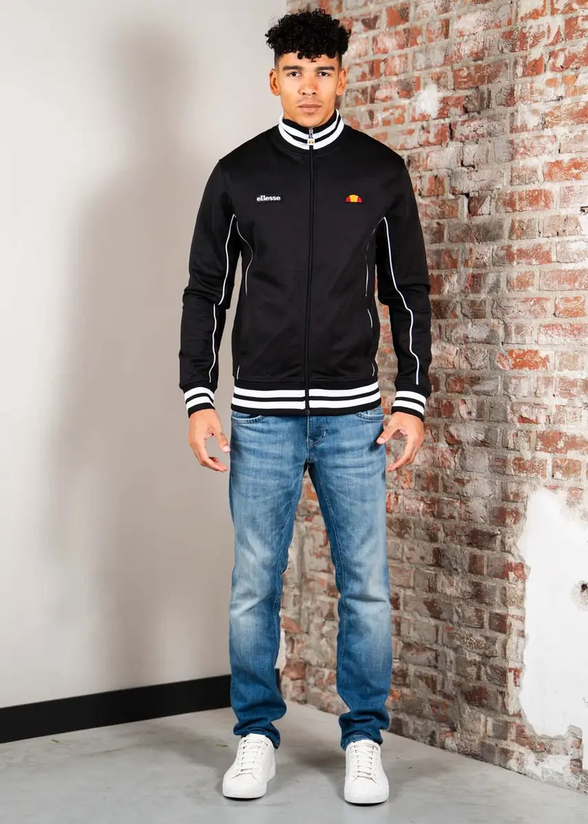 Ellesse Milan Trainingsjack M - Zwart