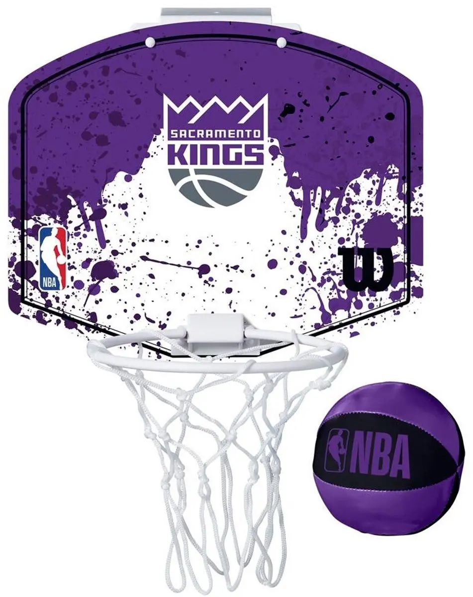 Wilson Team Mini Hoop NBA Kings Set