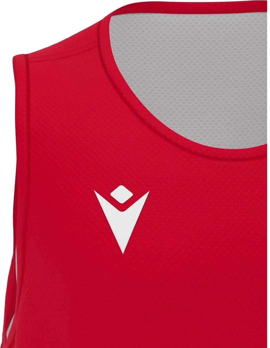 Macron X500 Reversible Shirt Kinderen 140 - Rood/Wit