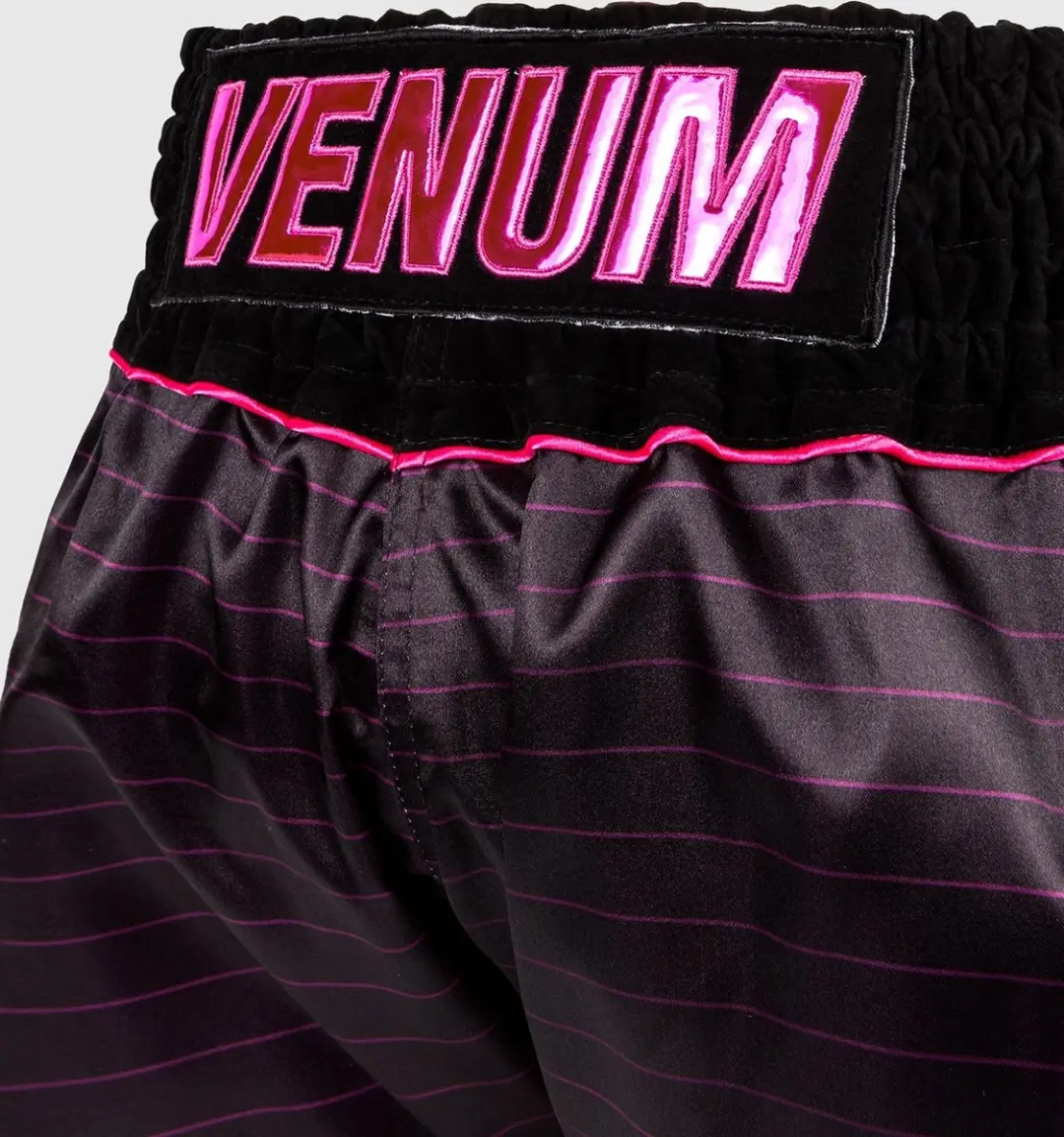 Venum Muay Thai Attack Shorts - Zwart Roze S