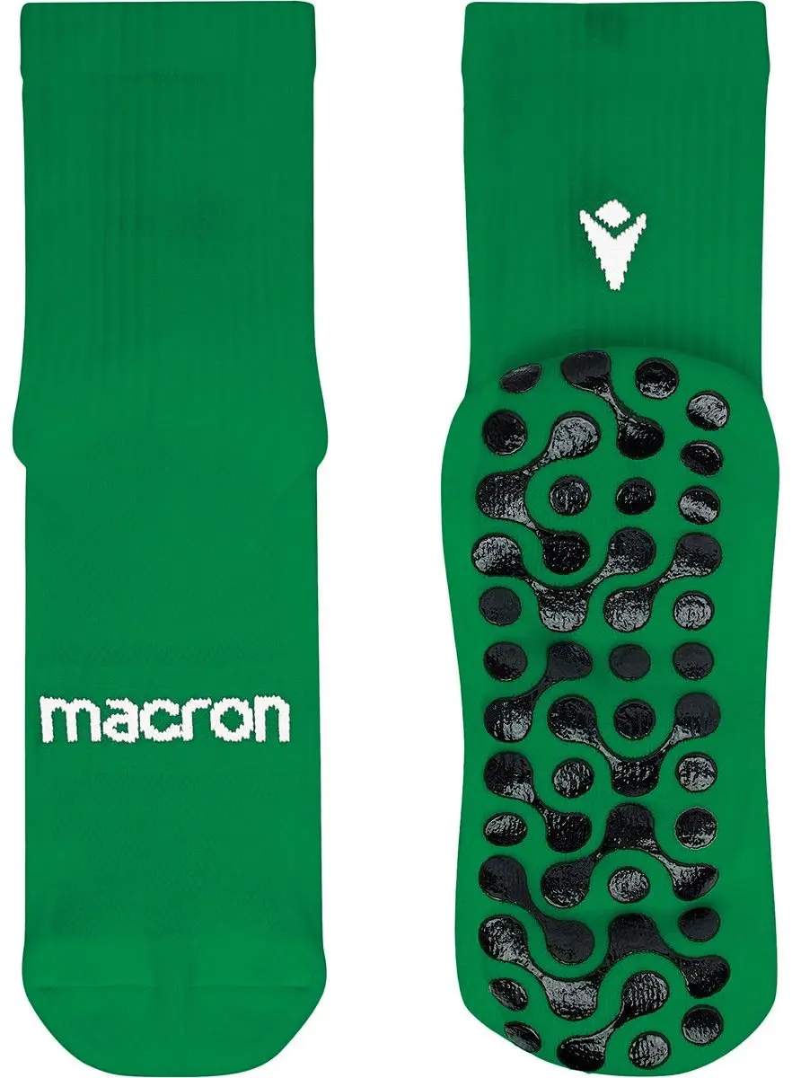 Macron Gripfit Gripsokken 43/46 - Groen/Wit