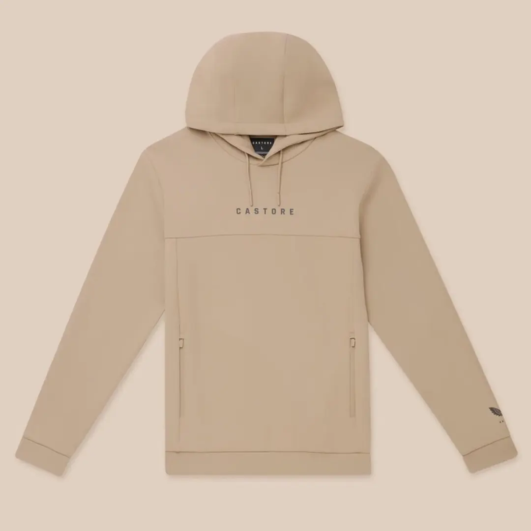 Castore Flex Lifestyle Hoodie - Mushroom/Gunmetal L