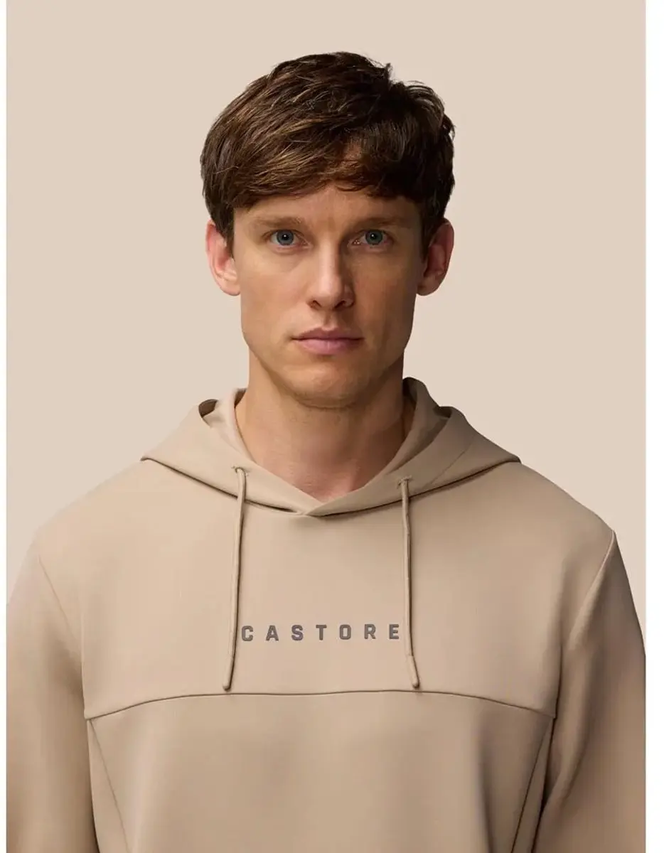 Castore Flex Lifestyle Hoodie - Mushroom/Gunmetal L - afbeelding 6 van 6