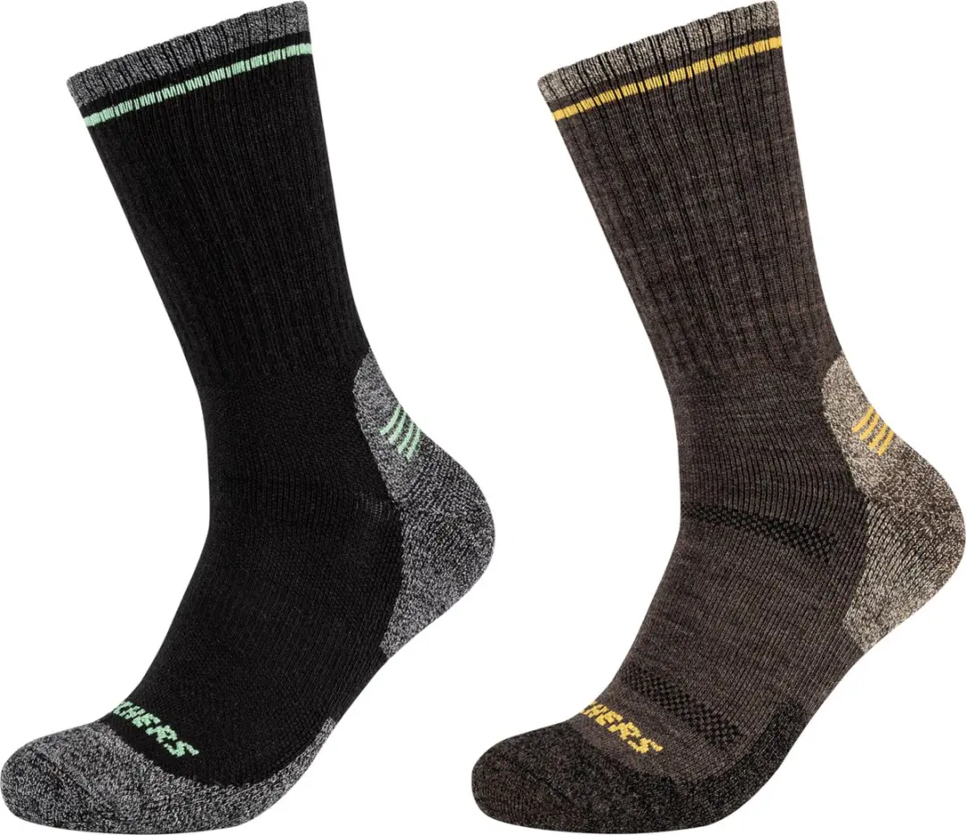 Skechers 2PPK Men Trail Wool Sokken