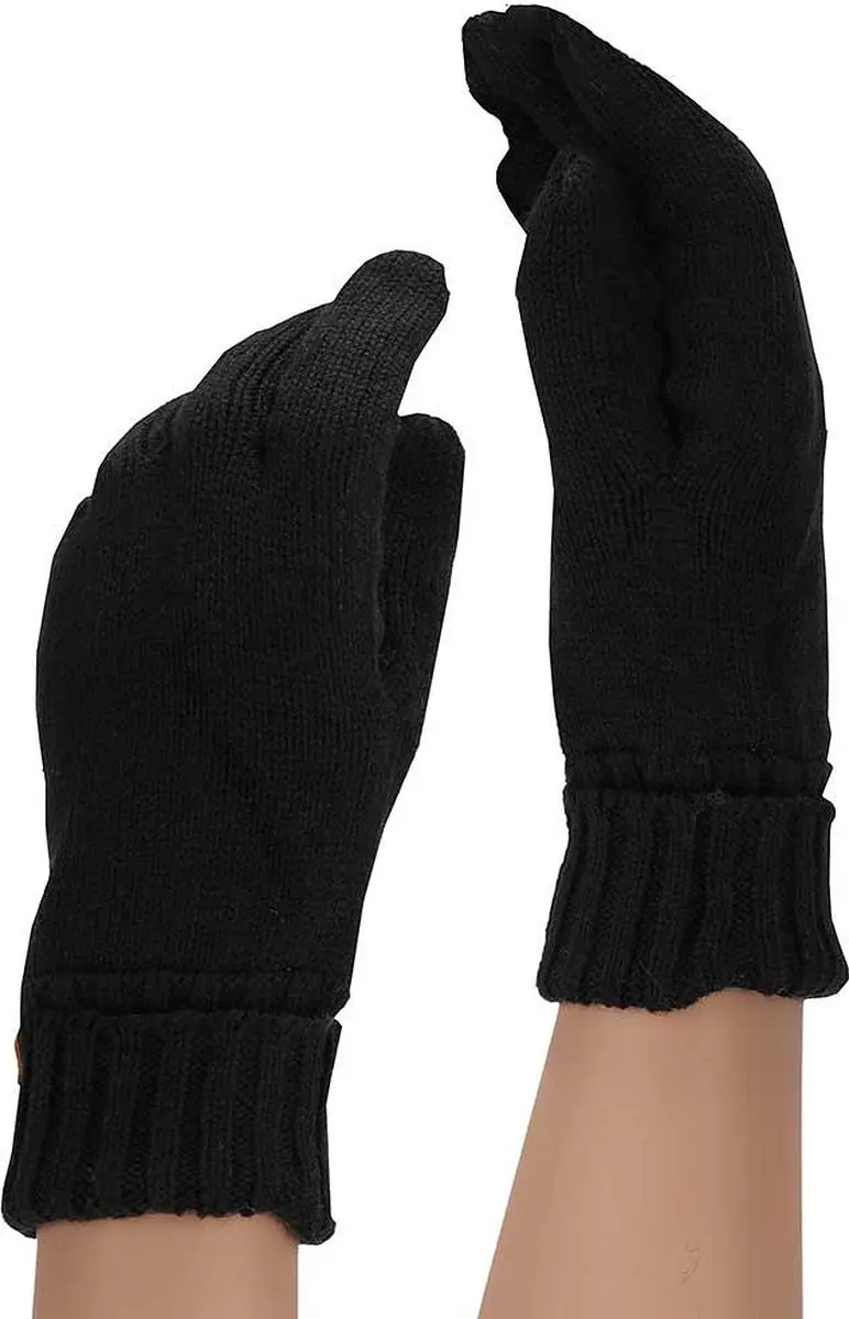 Sarlini Heren Gebreide Handschoenen Zwart L/XL