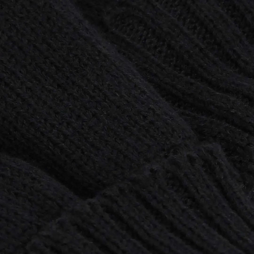 Sarlini Heren Gebreide Handschoenen Zwart L/XL