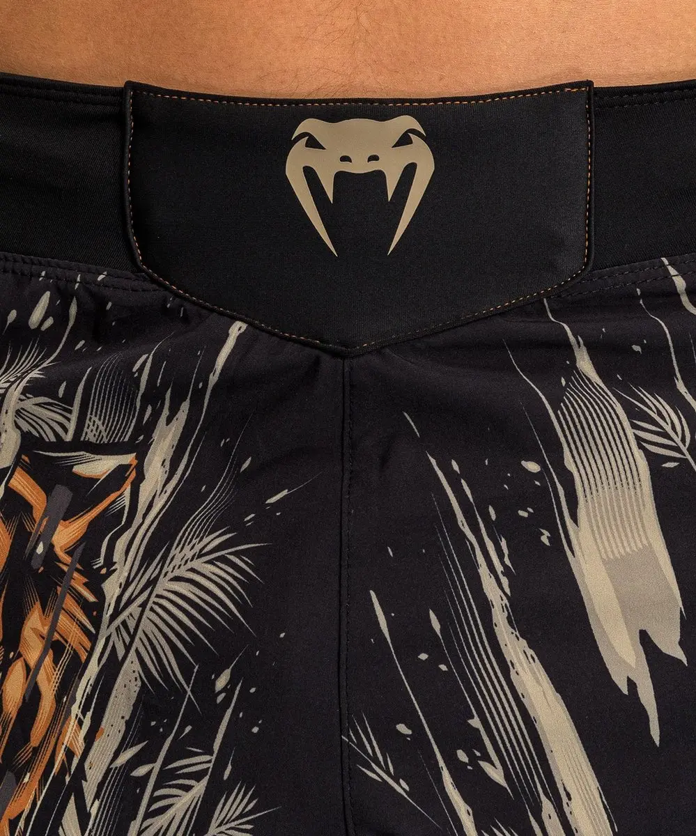 Venum Tiger Fight Shorts XS - Zwart Neon Oranje