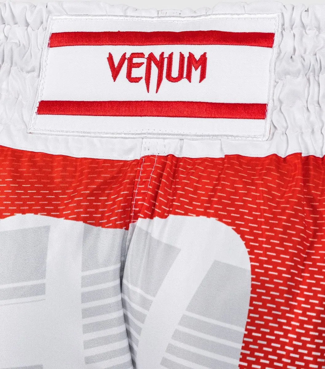 Venum RWS Muay Thai Short XS - Wit Rood