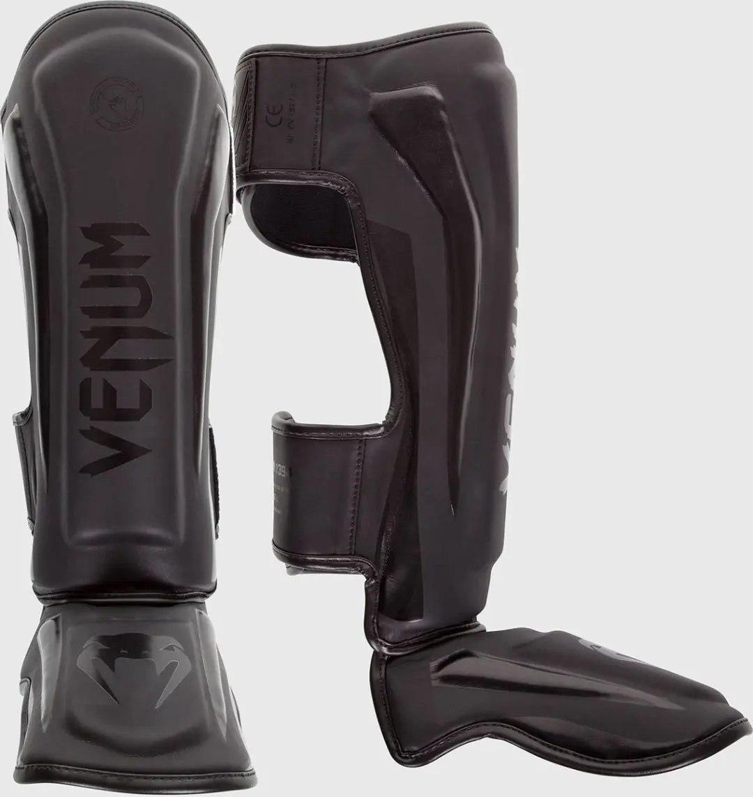 Venum Elite Standup Shinguards XL - Matte Black - afbeelding 6 van 6