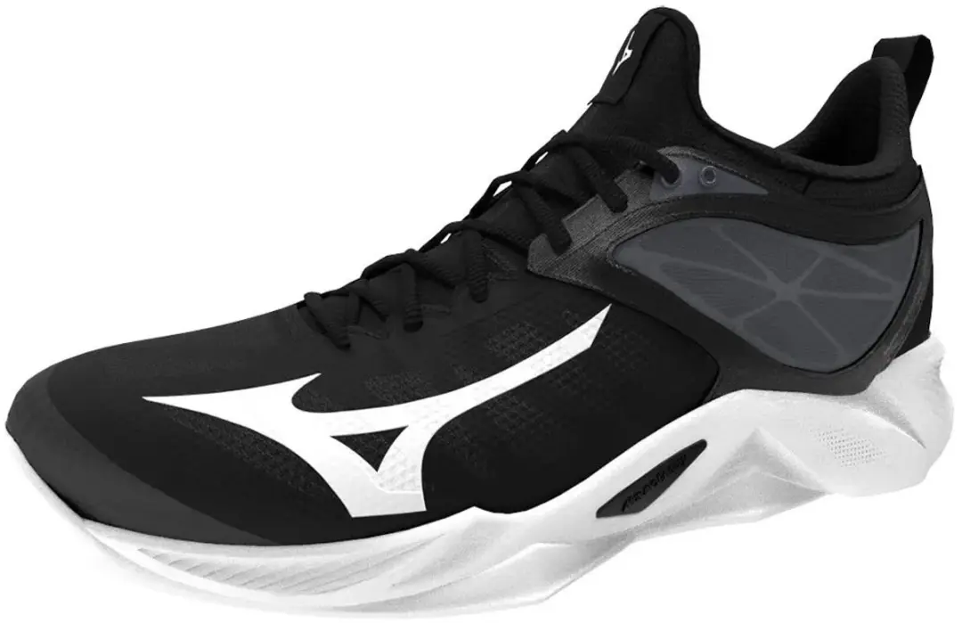 Mizuno Wave Dimension Sportschoenen 38.5 - Zwart/Wit