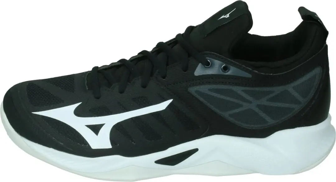 Mizuno Wave Dimension Sportschoenen 38.5 - Zwart/Wit